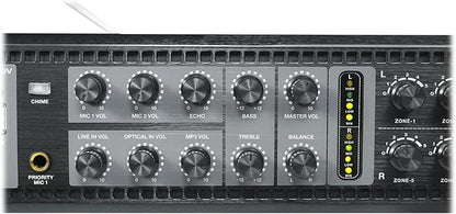 Rockville PRE-70V 8-Zone Stereo Preamp Mixer - Image 8