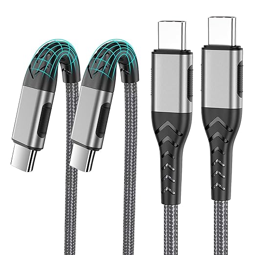 Durcord USB C to USB C Cable, Type C to Type C Charger Braided USB Cable by Durcord