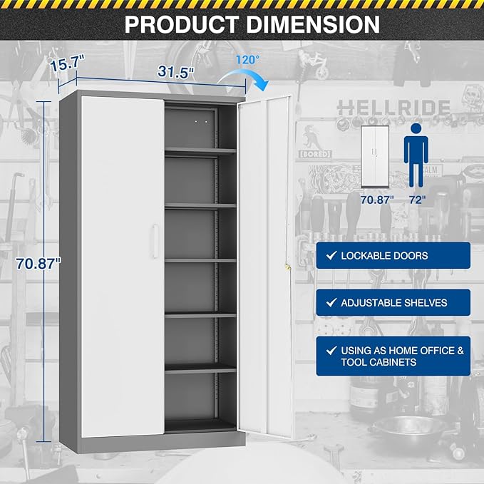 Metal Cabinet Steel Storage Cabinet - Image 3
