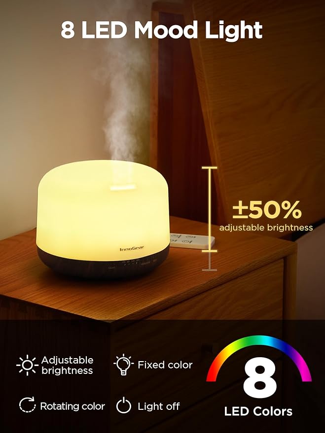 InnoGear 500ml Essential Oil Diffuser - Image 6