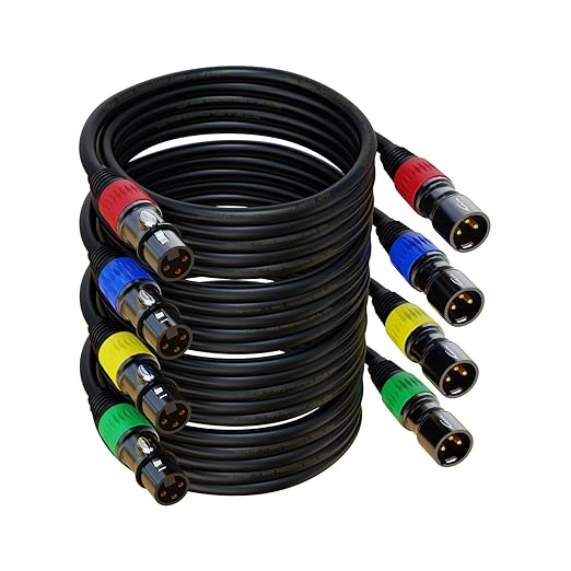 AuxLink 100ft 4Pack XLR Cable by AuxLinkcable