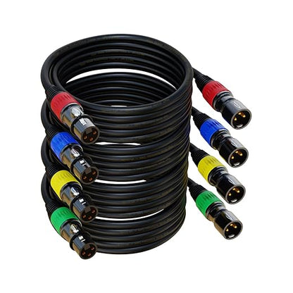 AuxLink 100ft 4Pack XLR Cable by AuxLinkcable