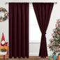JIUZHEN Christmas Blackout Curtains by JIUZHEN