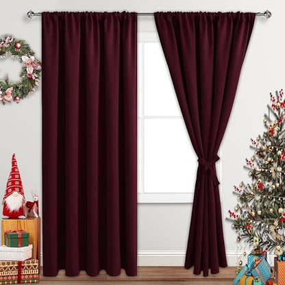 JIUZHEN Blackout Curtains for Bedroom by JIUZHEN