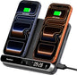 Dual Wireless Charger Stand, SwanScout 504, Foldable Wireless Charging Station by SwanScout