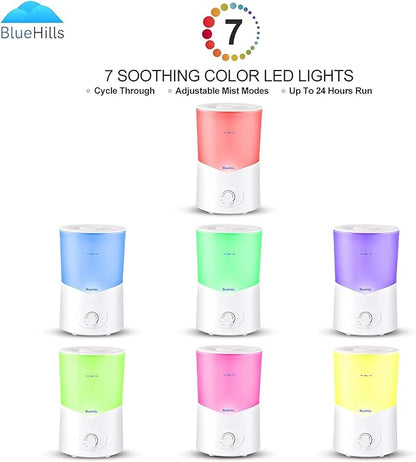 BlueHills Large 1000 ML XL Essential Oil Diffuser White Aromatherapy Humidifier - Image 8
