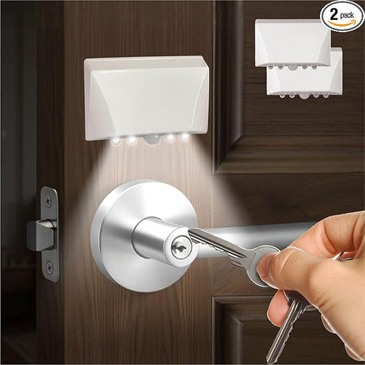 RADIXIUM White 2 Pack Motion Sensor Keyhole Light by Unknown