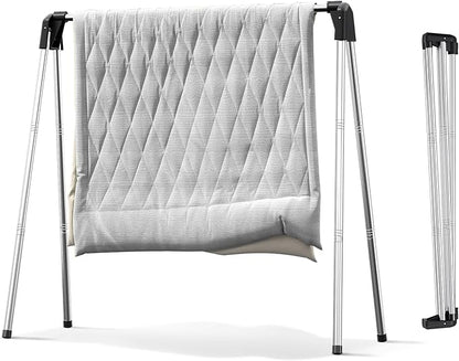 APEXCHASER Clothes Drying Rack Foldable, Stainless Steel Laundry Drying Rack - Image 7