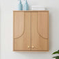 Arched Wood Medicine Cabinet for Bathroom-Mid Century Modern Wall Storage by VANIRROR