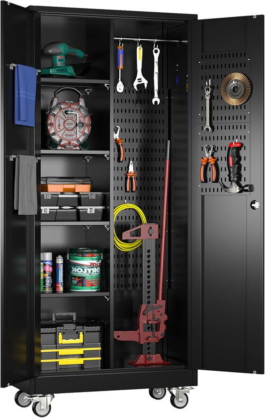 Broom Closet Storage Cabinet by REEMOON