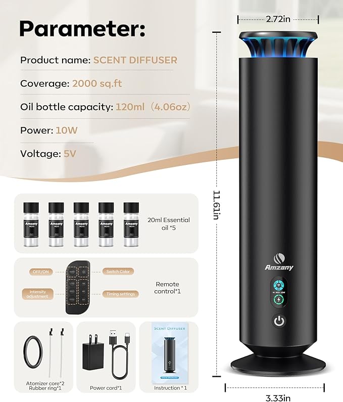Waterless Scent Diffuser Kit, Scent Diffuser - Image 7