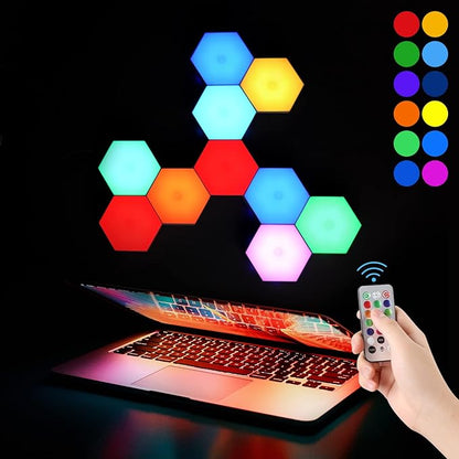 Vcwtty Hexagon Lights, Smart LED Wall Lights - Image 4