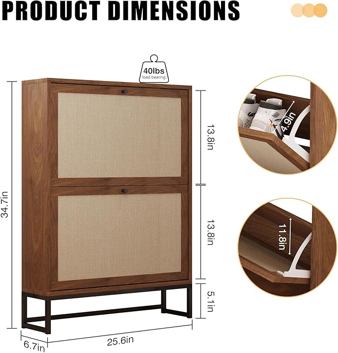AVZEAR Freestanding Shoe Organizer - Image 2