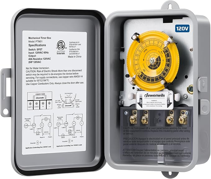 DEWENWILS 24-Hour Mechanical Timer Switch by DEWENWILS
