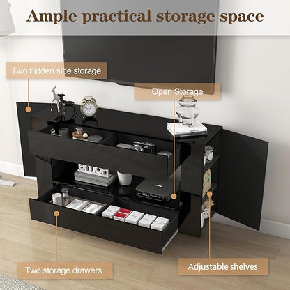 Vavkorkula High Gloss TV Stand for 55 Inch - Image 3