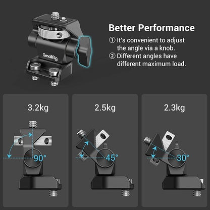SmallRig Monitor Mount Swivel 360° and Tilt 180° Adjustable Bracket - Image 4