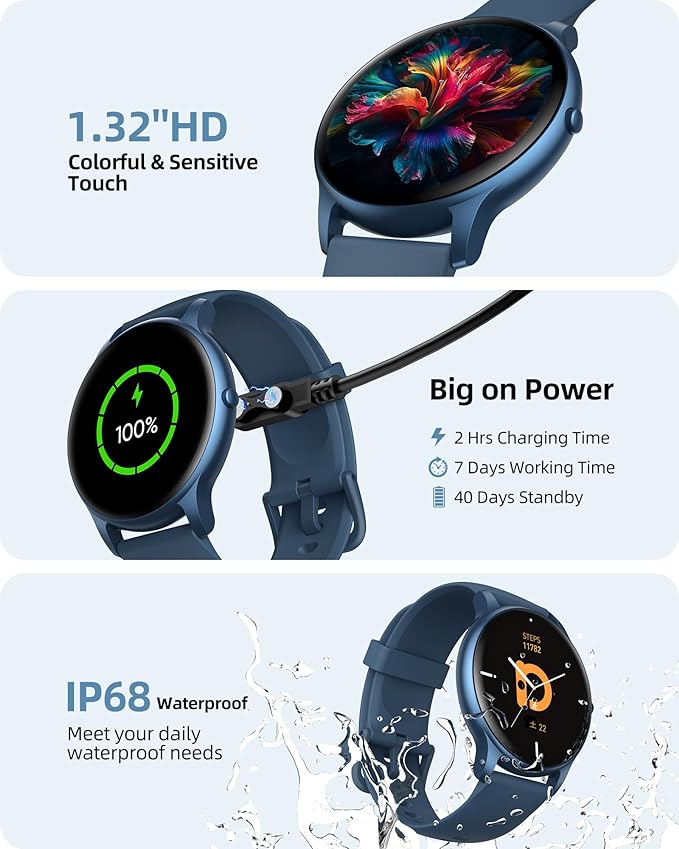 Parsonver Smart Watch for Women Men Compatible - Image 5