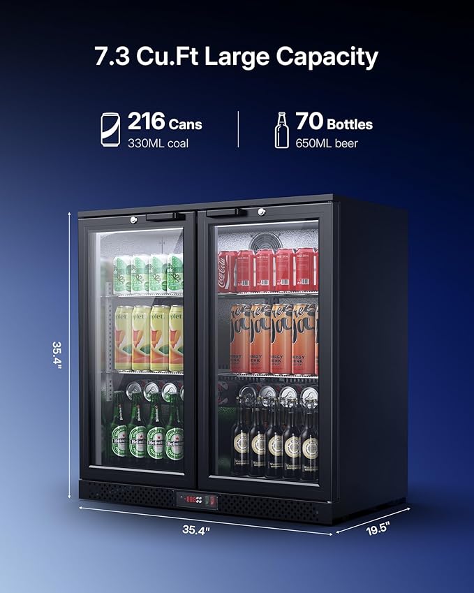 Upstreman 7.3 Cu.Ft Back Bar Cooler - Image 2