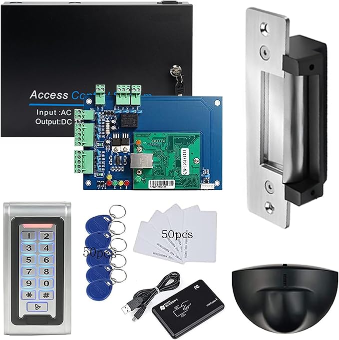 MENGQI-CONTROL 1-Door Security System Overhead Rex Exit Sensor Metal Combo by MENGQI-CONTROL