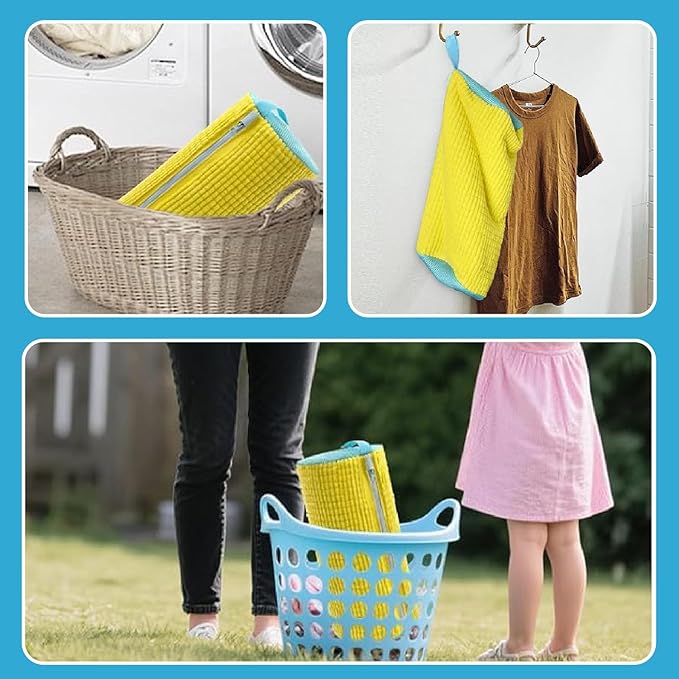 Shoe washing machine bag, Reusable Slaundry shoes bags - Image 7