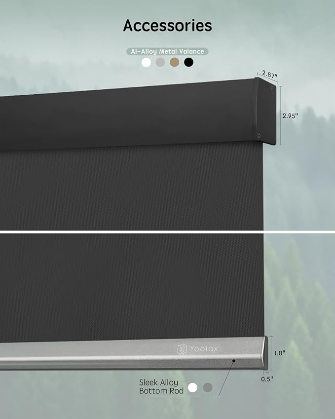 Yoolax Motorized Blinds with Remote, Waterproof Smart Blinds - Image 6
