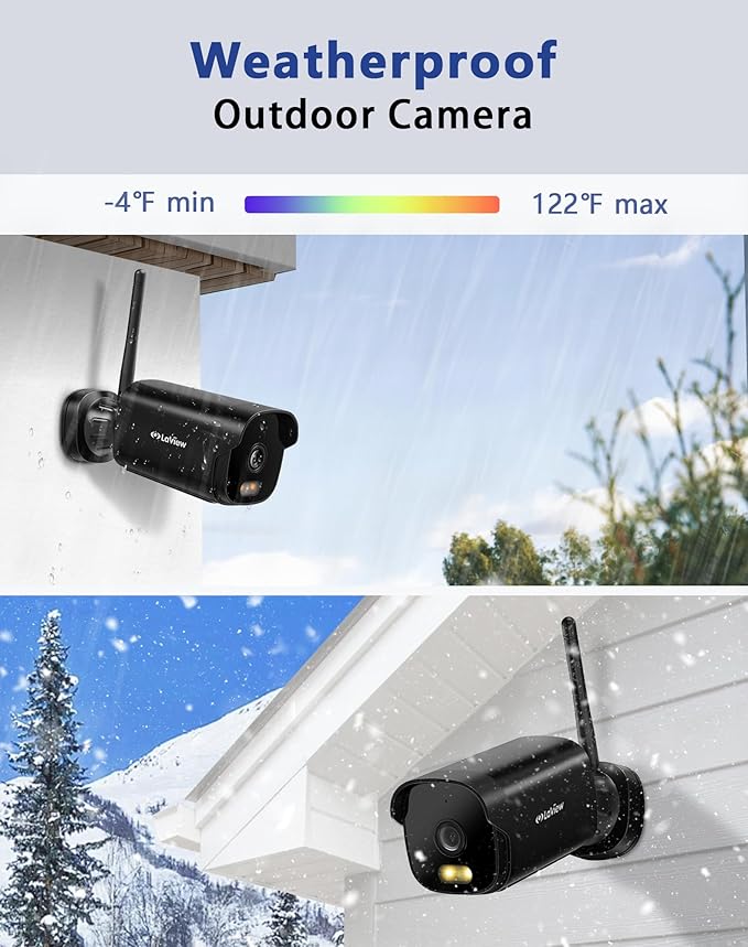 LaView 4K Outdoor Security Cameras, 8MP HD Cameras - Image 8