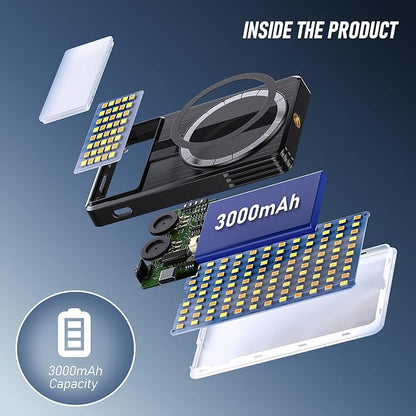 Magnet Phone Light, 160 LED Dual Side Selfie Light Compatible - Image 6