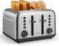 BUYDEEM DT640 Retro 4 Slice Toaster, 7 Shade Settings, Extra Wide 1.5'' Slots by BUYDEEM