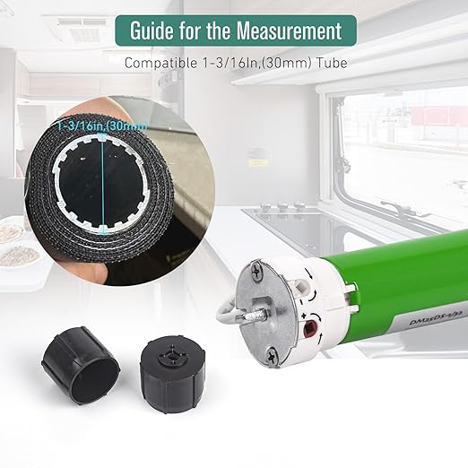 DM25DS 12V Electric Roller Shade Replacement Motor, RV Window Shade Motor - Image 4