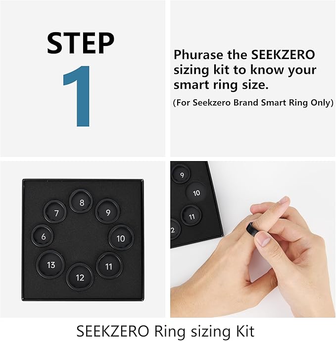 SEEKZERO Sizing Kit for Smart Ring, Size First Before You Buy - Image 2