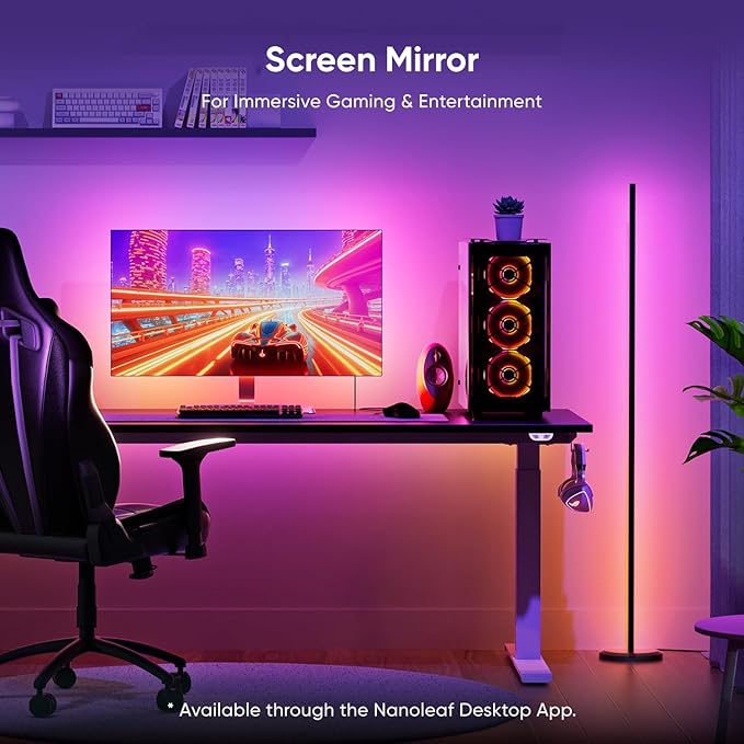 Nanoleaf Matter Smart Floor Lamp, LED Standing Lamps Work - Image 6