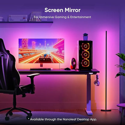 Nanoleaf Matter Smart Floor Lamp, LED Standing Lamps Work - Image 6
