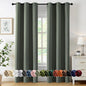 MIULEE Dark Mallard Blackout Curtains by MIULEE