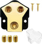 KCT 0/2/4 Gauge in 4/8 Gauge Out 2 Way Amp Power Distribution Block by KCT