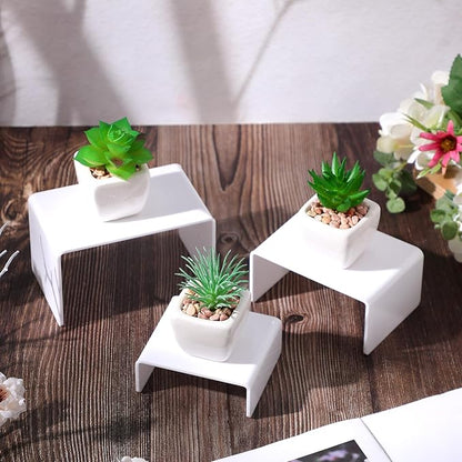 Chuangdi 2 Sets Acrylic Display Risers, Product Stand, Jewelry Display Riser - Image 7
