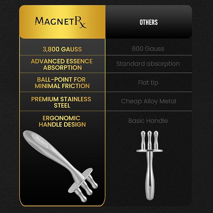 MagnetRX® Magnetic Therapy Massage Fork – Multi–Functional Magnetotherapy Pen - Image 7