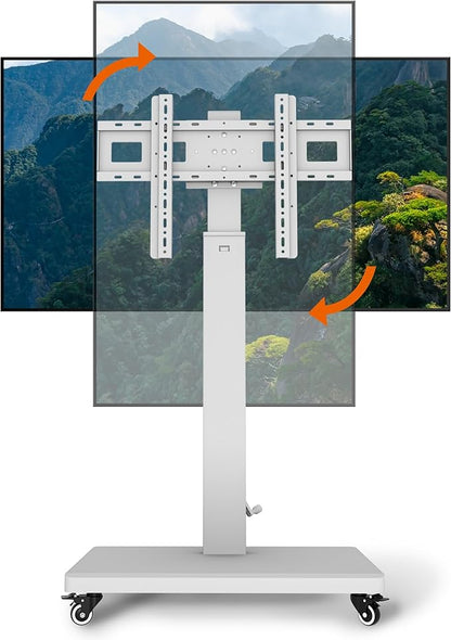 XinleTech Mobile TV Cart Stand for 32-80 Inch TVs, 90°Landscape to Portrait by Unknown