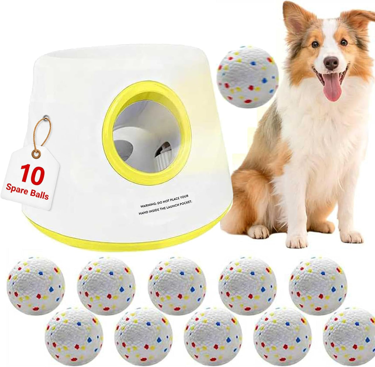 automatic dog ball launcher for small/medium dogs, main product view