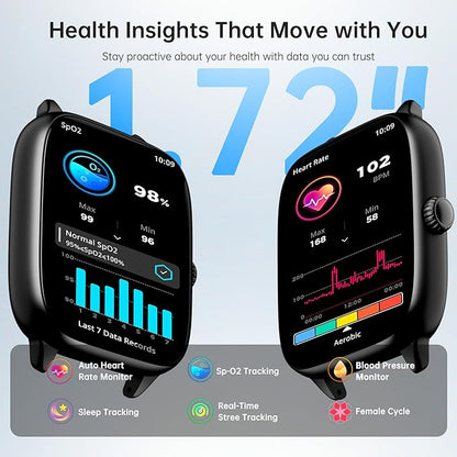 Sunorshop Fitness Tracker Answer/Make Calls, Smart Watch - Image 3