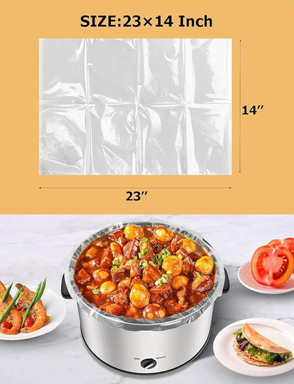 16 Bags Slow Cooker Liners, Disposable Multi Use Cooking Bags, Large Size Fit - Image 3