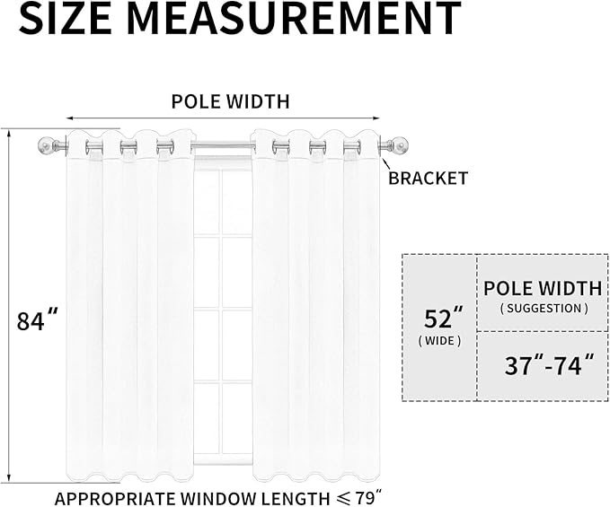 Easy-Going Blackout Curtains for Bedroom, Solid Thermal Insulated Grommet and - Image 7