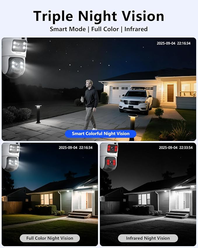 WEILAILIFE 【All-in-One Security System】 4MP Security Cameras Wireless Outdoor - Image 8