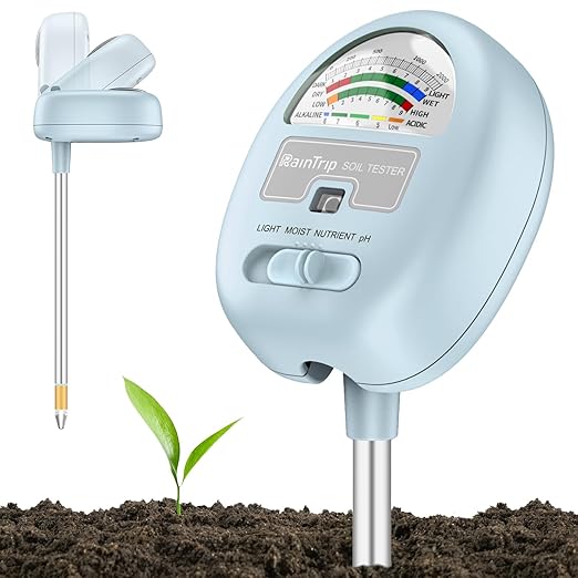 4-in-1 Soil Moisture Meter, Moisture Meter by Raintrip