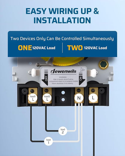 DEWENWILS 24-Hour Mechanical Timer Switch - Image 5