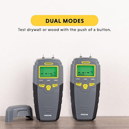 General Tools MMD4E Digital Moisture Meter, Water Leak Detector, Moisture Tester - Image 3