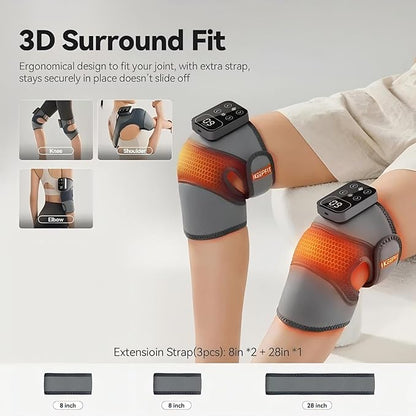 Cordless Knee Massager with Heat Vibration - Image 6