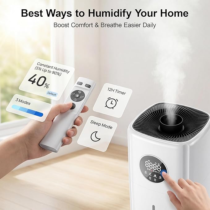 21L/5.5Gal Humidifiers for Bedroom, Humidifier Large Room - Image 5