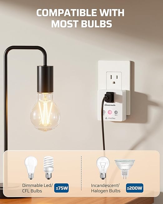 DEWENWILS Matter Plug in Dimmer Switch - Image 4