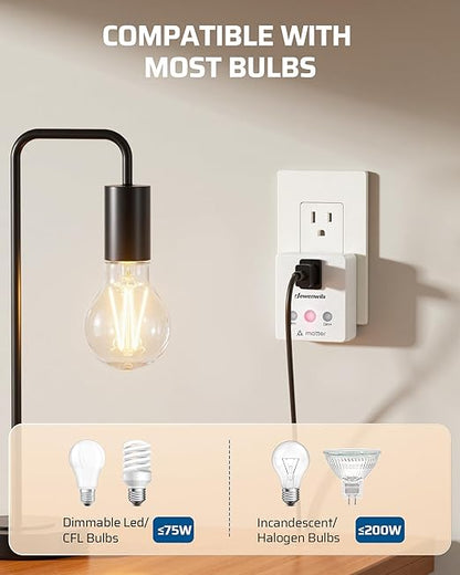 DEWENWILS Matter Plug in Dimmer Switch - Image 4