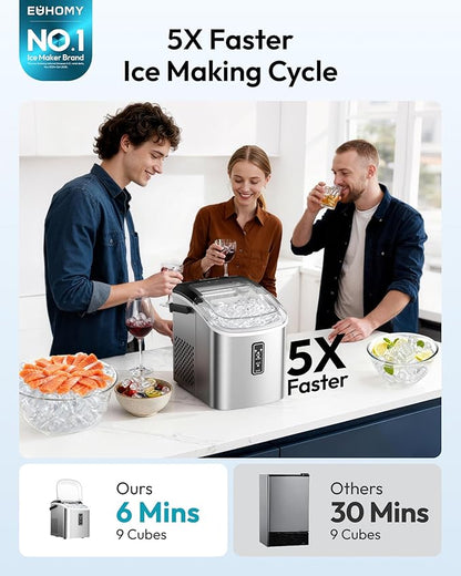 EUHOMY Countertop Ice Maker - Image 2